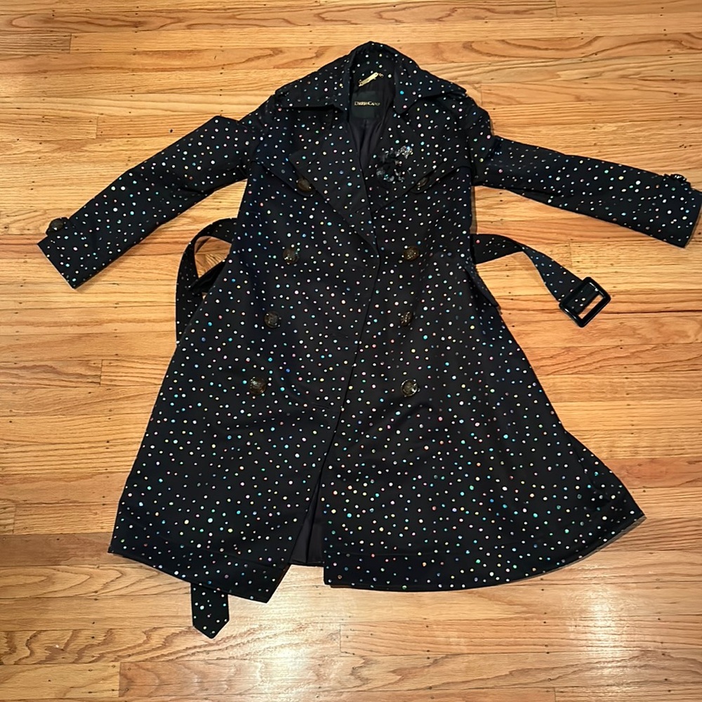 Dresscamp colorful dot trench coat